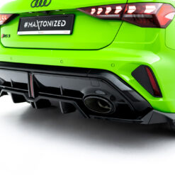 Alternative view of Rear Splitter (with vertical bars) V.1 Audi RS3 Sportback 8Y Facelift