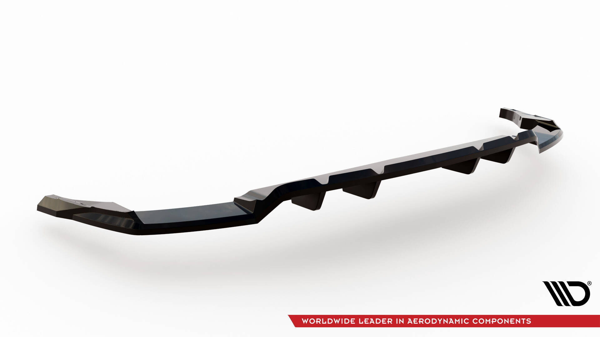 Rear Splitter (with vertical bars) V.1 Audi SQ8 / Q8 S-Line Mk1 Facelift - Image 4