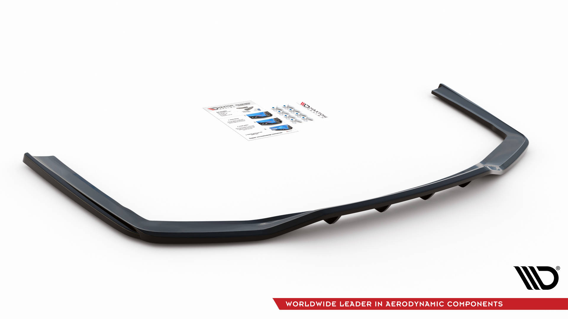 Rear Splitter (with vertical bars) V.1 BMW 7 M-Pack G11 / G12 Facelift - Image 3