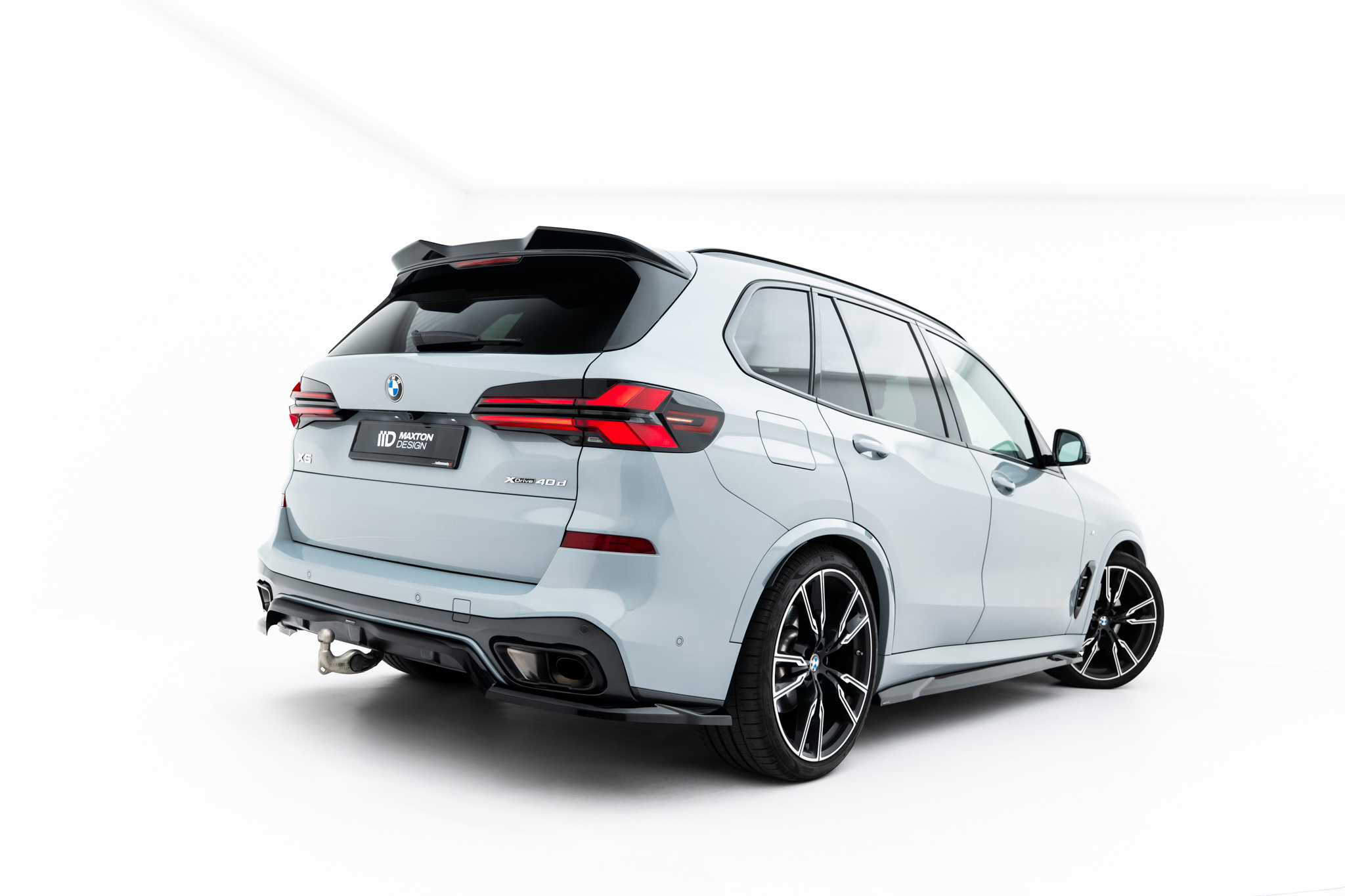 Rear Splitter (with vertical bars) V.1 BMW X5 M-Pack G05 Facelift - Image 6