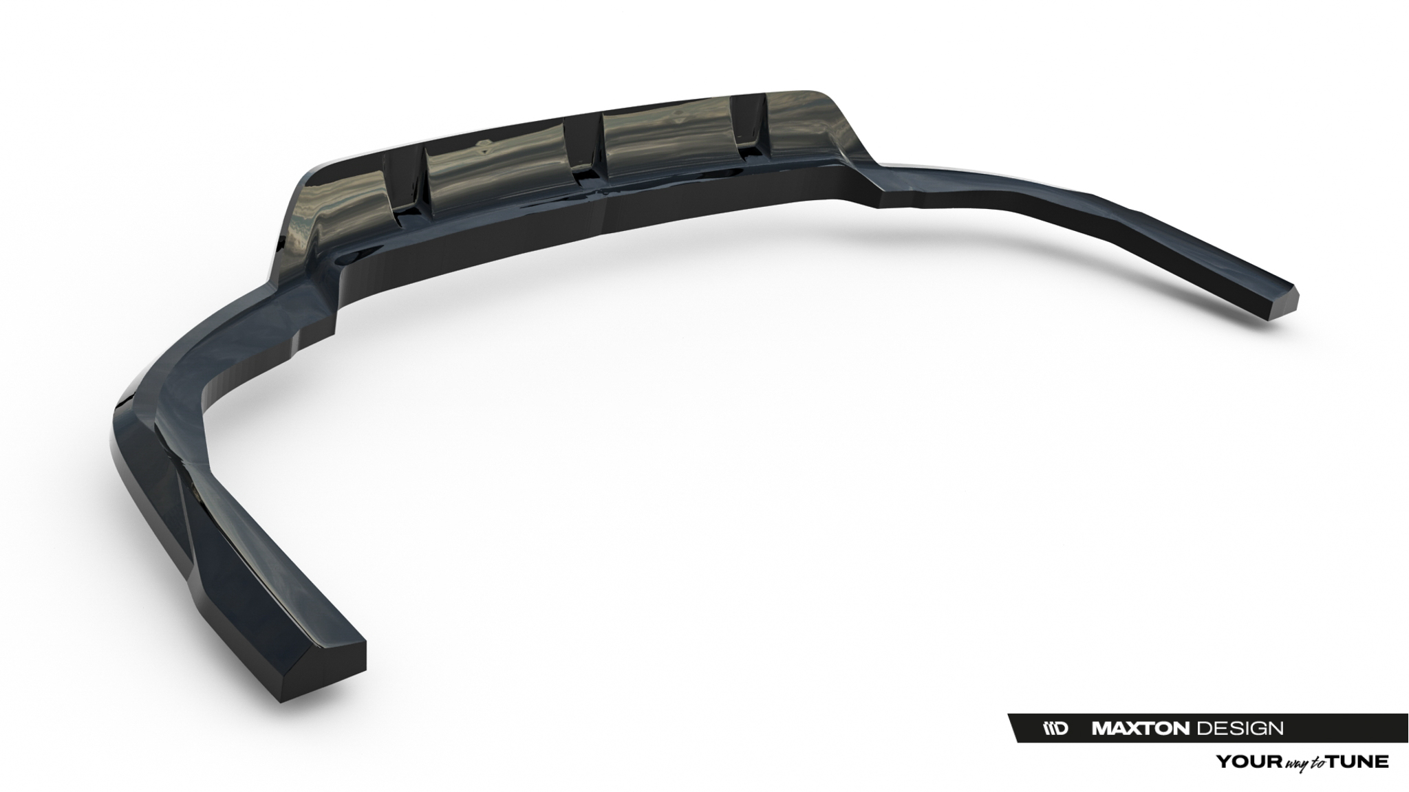 Rear Splitter (with vertical bars) V.1 BMW X5 M-Pack G05 Facelift - Image 10