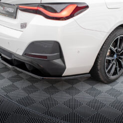 Alternative view of Rear Splitter (with vertical bars) V.1 BMW i4 M-Pack G26