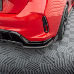 Alternative view of Rear Splitter (with vertical bars) V.1 + Flaps Honda Civic Type-R Mk 11