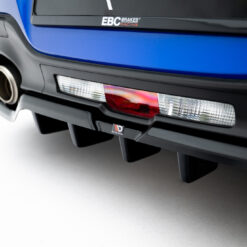 Alternative view of Rear Splitter (with vertical bars) V.1 + Flaps Subaru BRZ Mk2