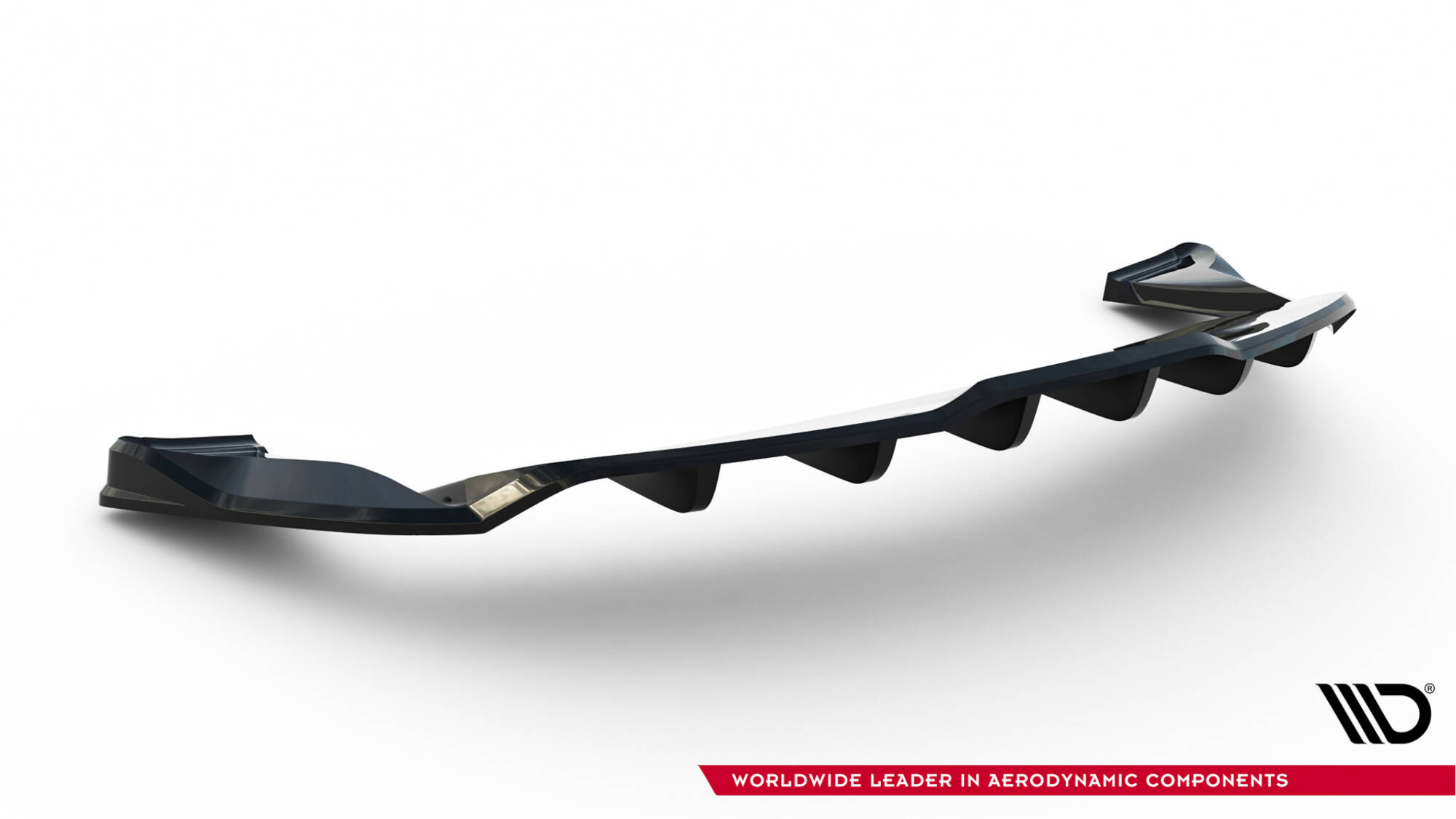 Rear Splitter (with vertical bars) V.1 Tesla Model S Plaid Mk1 Facelift - Image 5
