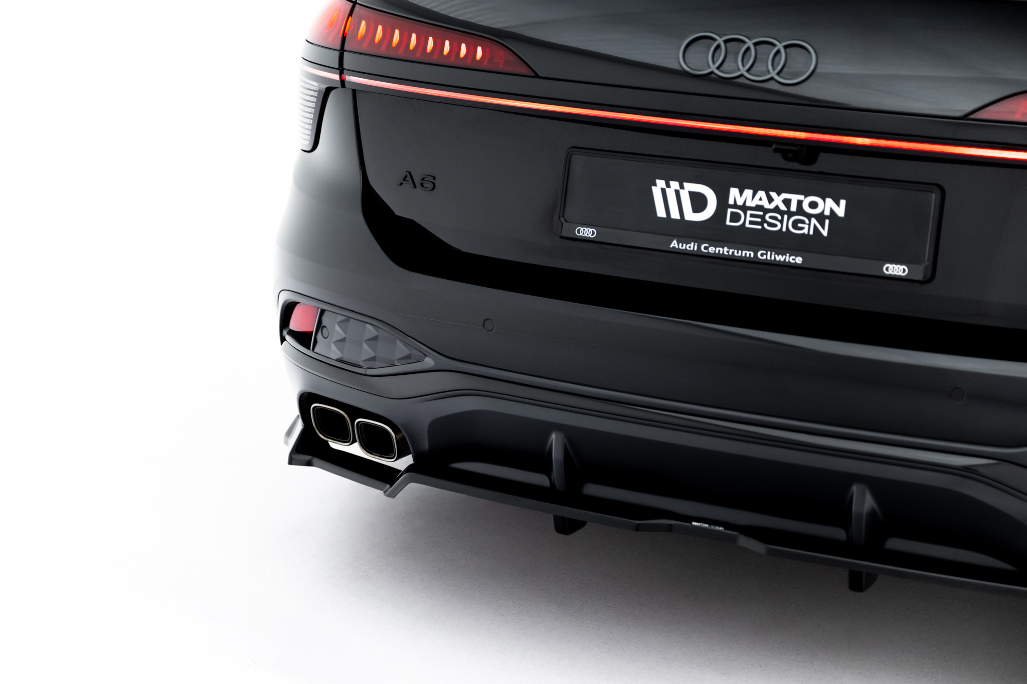 Rear Splitter (with vertical bars) V.2 Audi A6 S-Line C9 - Image 5