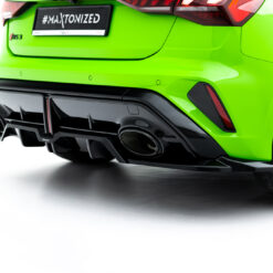 Alternative view of Rear Splitter (with vertical bars) V.2 Audi RS3 Sportback 8Y Facelift