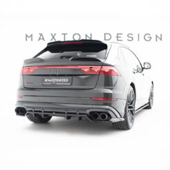 Rear Splitter (with vertical bars) V.2 Audi SQ8 / Q8 S-Line Mk1 Facelift