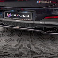 Alternative view of Rear Splitter (with vertical bars) V.2 BMW X4 M40i G02