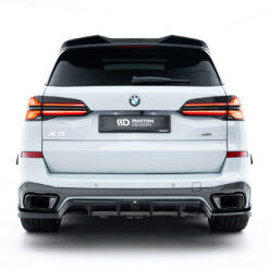 Alternative view of Rear Splitter (with vertical bars) V.2 BMW X5 M-Pack G05 Facelift