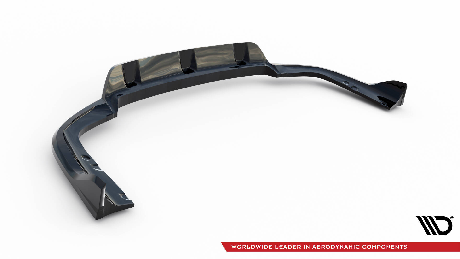 Rear Splitter (with vertical bars) V.2 BMW X6 M-Pack G06 Facelift - Image 6