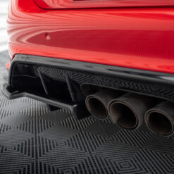 Alternative view of Rear Splitter (with vertical bars) V.2 Honda Civic Type-R Mk 11