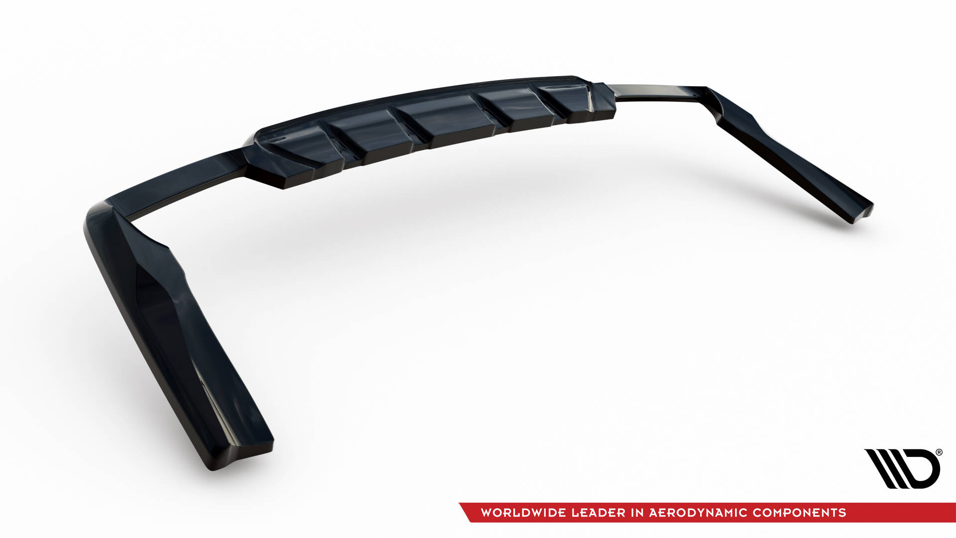 Rear Splitter (with vertical bars) V.2 Mercedes-AMG GLC 63 SUV X253 - Image 5