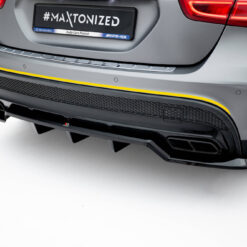 Alternative view of Rear Splitter (with vertical bars) V.2 Mercedes-Benz GLA 45 AMG X156