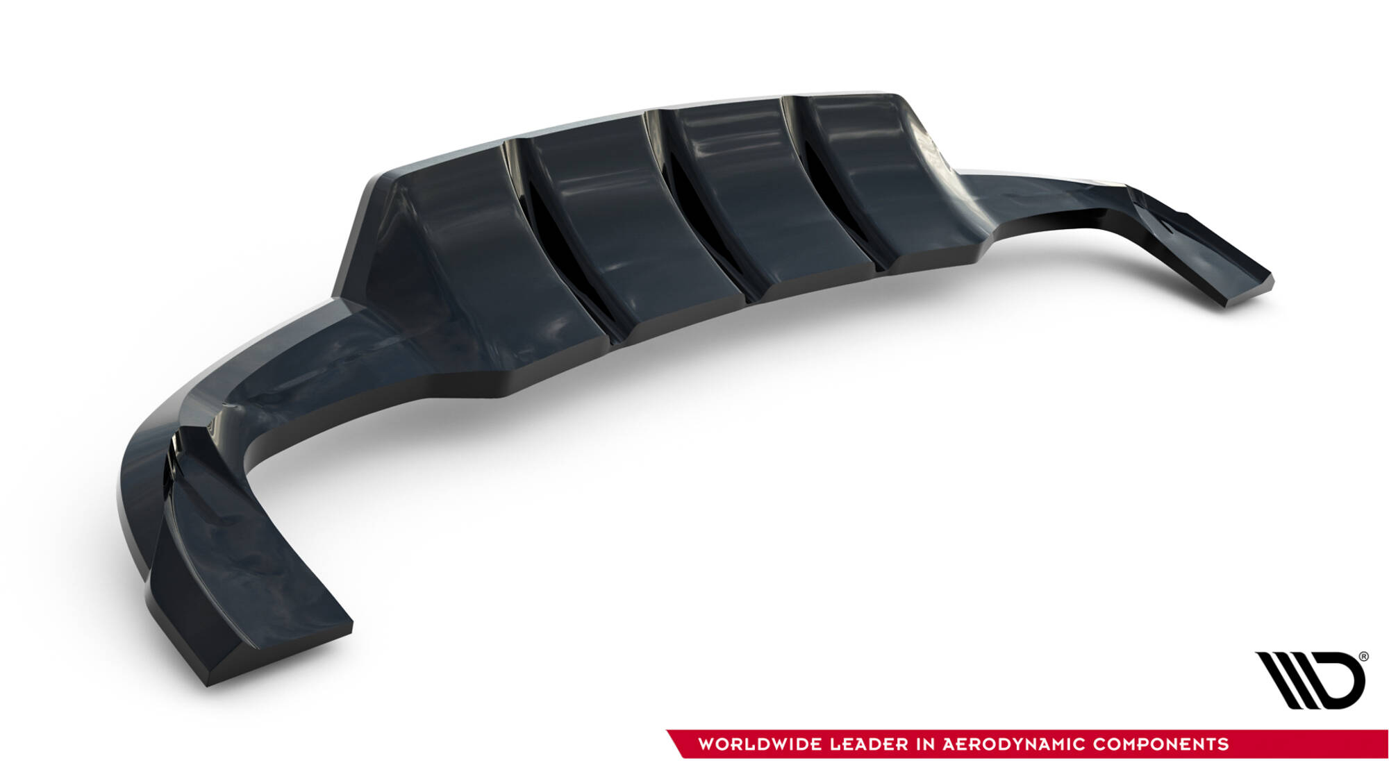 Rear Splitter (with vertical bars) V.2 Mercedes-Benz GLA 45 AMG X156 - Image 5