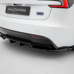 Alternative view of Rear Splitter (with vertical bars) V.2 Tesla Model 3 Performance Mk1 Facelift