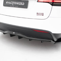 Alternative view of Rear Splitter (with vertical bars) V.2 Tesla Model X Mk1 Facelift