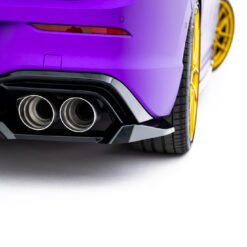 Alternative view of Rear Splitter (with vertical bars) V.2 Volkswagen Golf R Hatchback Mk8 / Mk8 Facelift