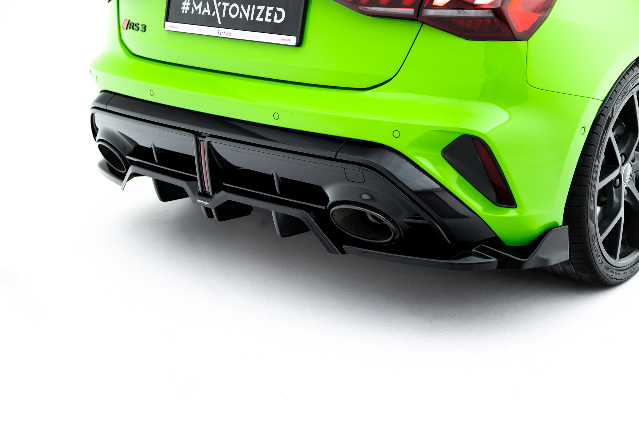 Rear Splitter (with vertical bars) V.3 Audi RS3 Sportback 8Y Facelift - Image 4
