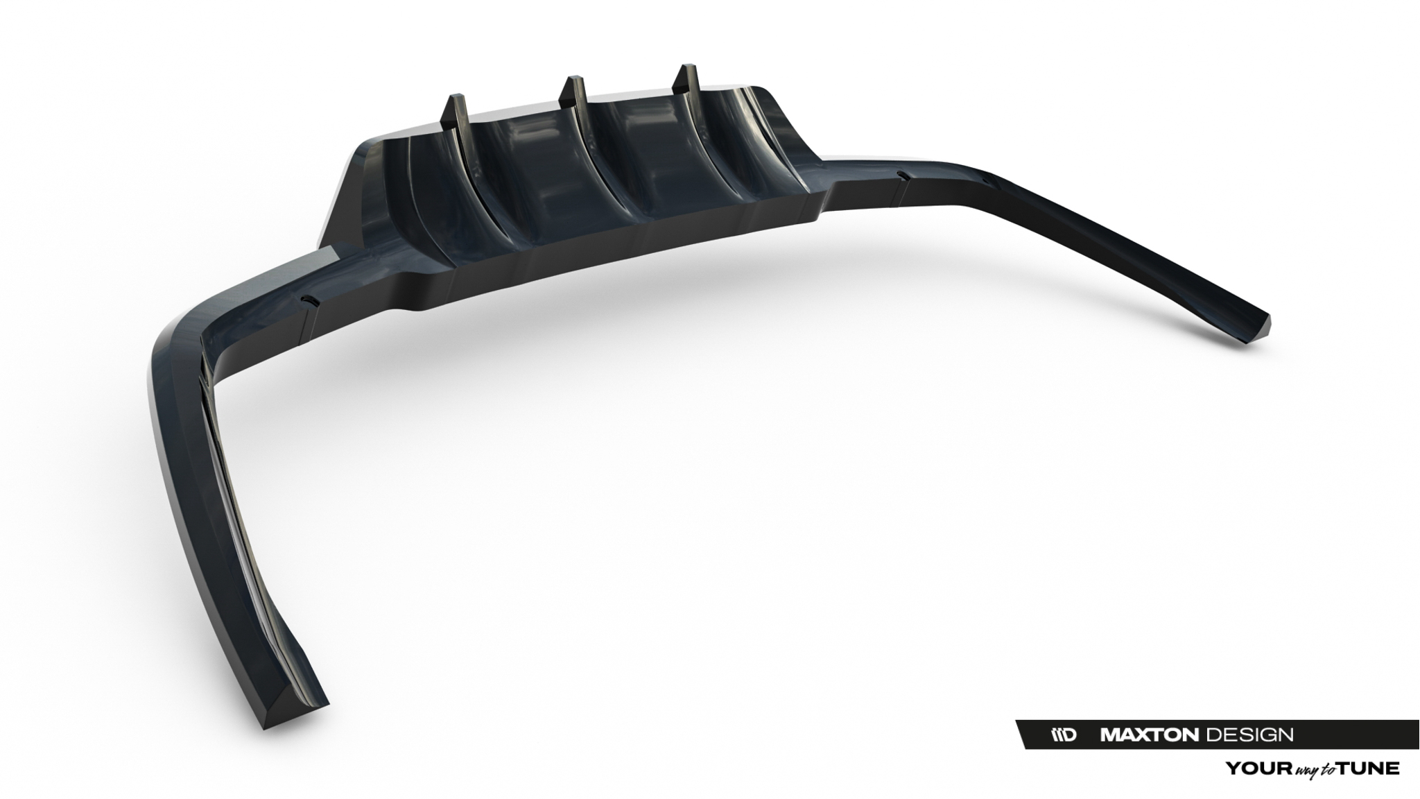 Rear Splitter (with vertical bars) V.3 Land Rover Range Rover Velar R-Dynamic Mk1 - Image 8