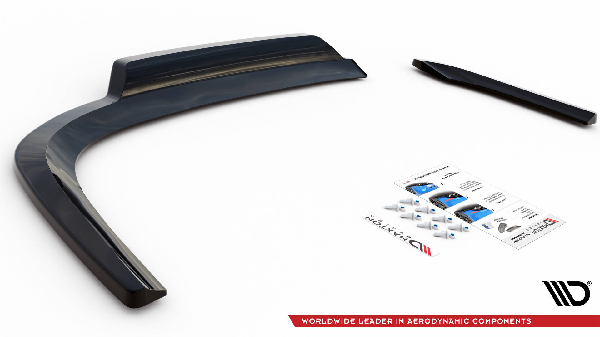 Rear Splitter (with vertical bars) Volkswagen Passat CC - Image 6