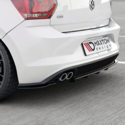 Rear Splitter (with vertical bars) Volkswagen Polo GTI / R-line Mk6