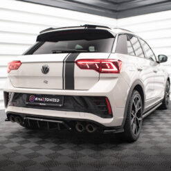 Alternative view of Rear Splitter (with vertical bars) Volkswagen T-Roc R / R-Line Mk1 Facelift