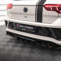 Rear Splitter (with vertical bars) Volkswagen T-Roc R / R-Line Mk1 Facelift