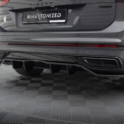 Rear Splitter (with vertical bars) Volkswagen Tiguan R-Line Mk2 Facelift