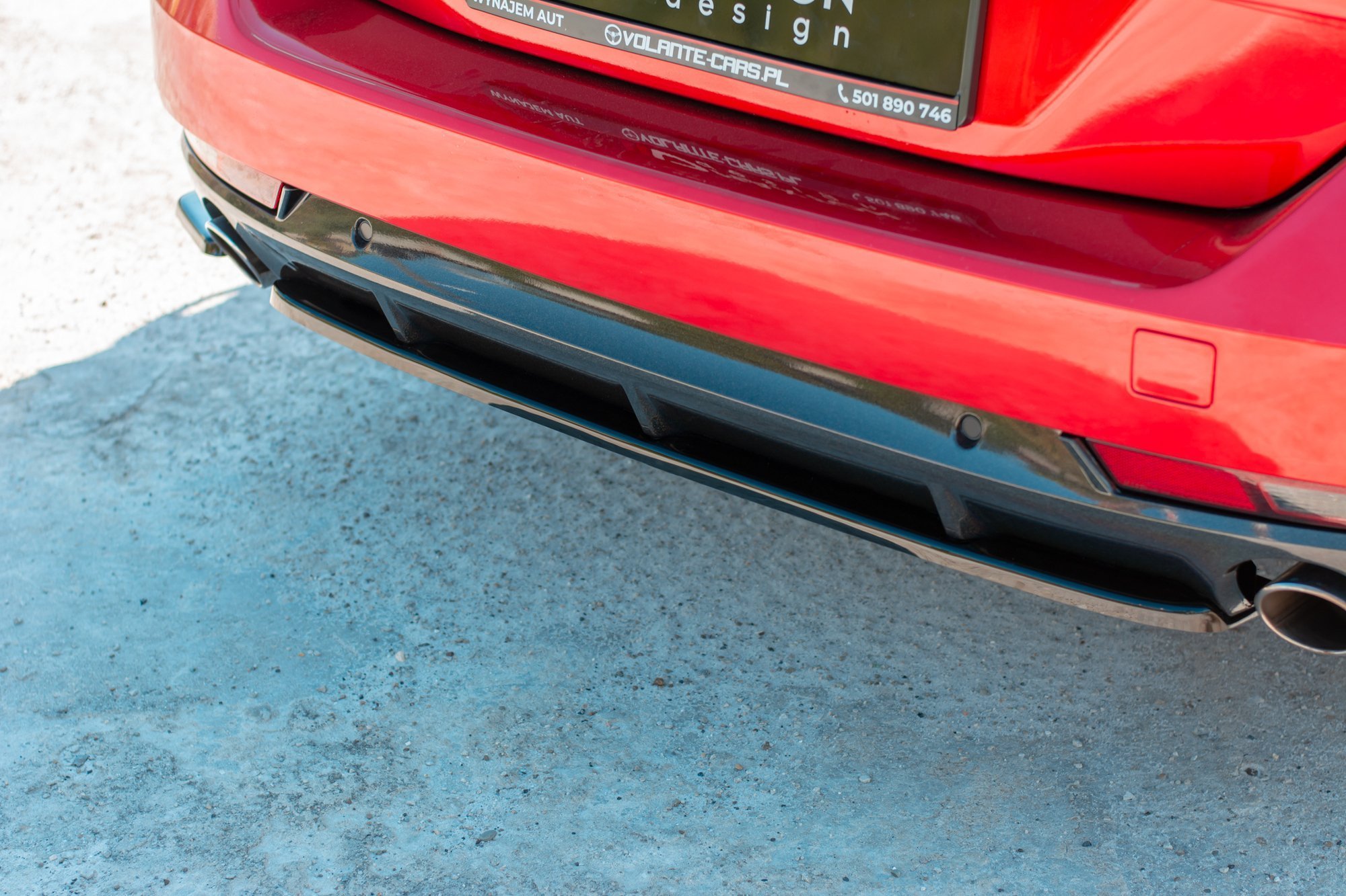 Rear Splitter(without vertical bars) Peugeot 508 Petrol Mk2 - Image 3