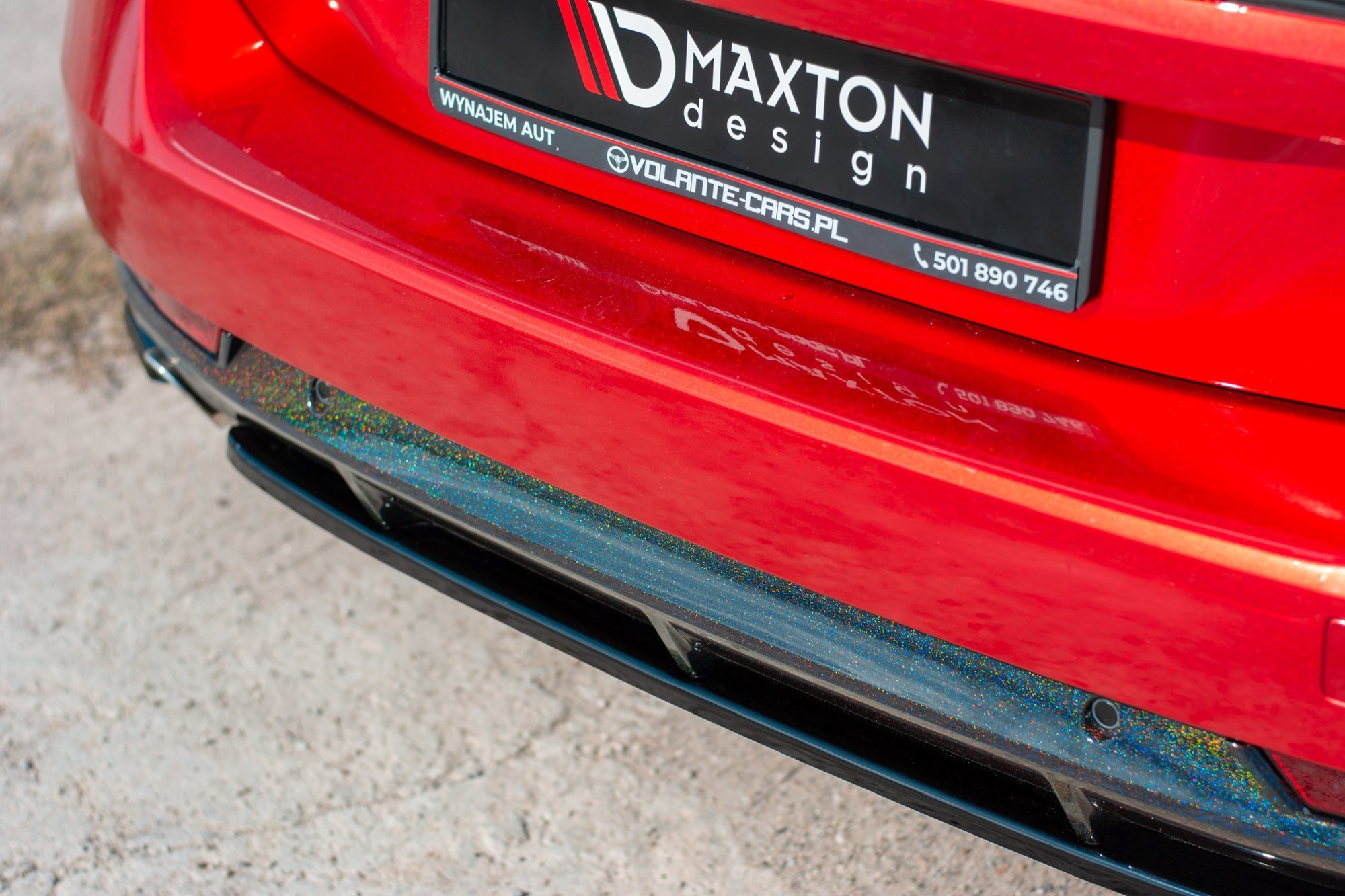 Rear Splitter(without vertical bars) Peugeot 508 Petrol Mk2 - Image 2