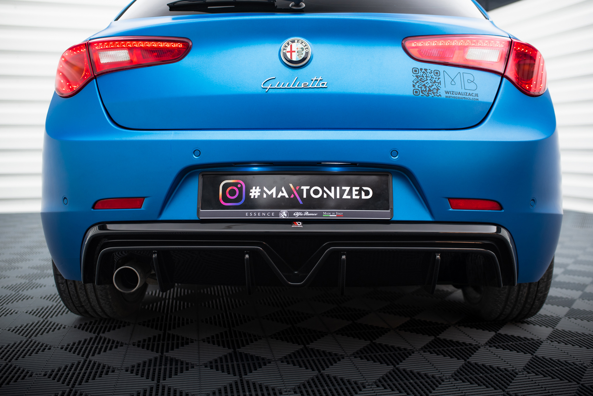 Rear Valance Alfa Romeo Giulietta (Single Exhaust Version)