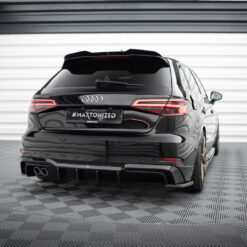 Rear Valance Audi A3 S-Line Sportback 8V Facelift (Version with dual exhausts on one side)