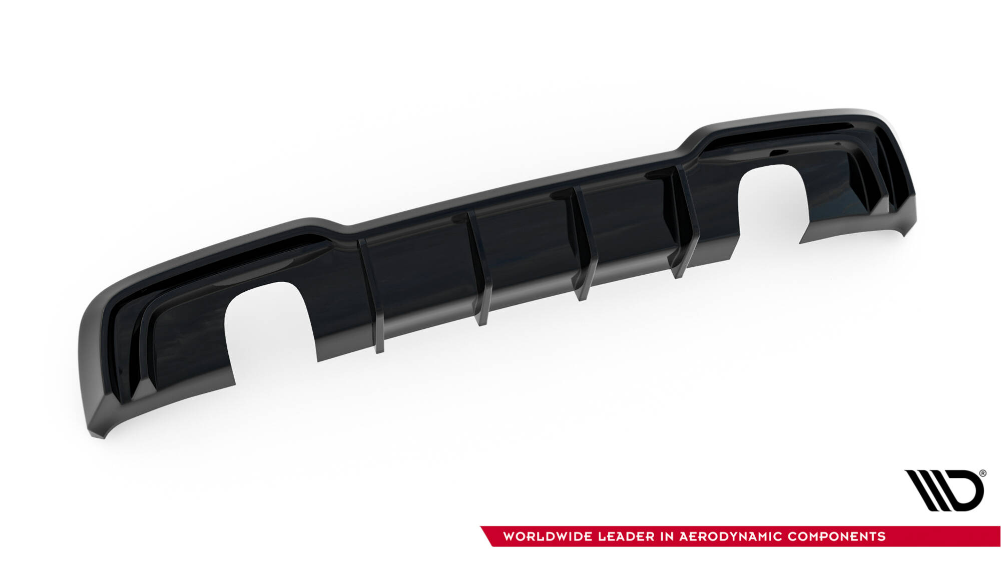 Rear Valance Audi A3 S-Line Sportback 8V Facelift (Version with single exhausts on both sides) - Image 3