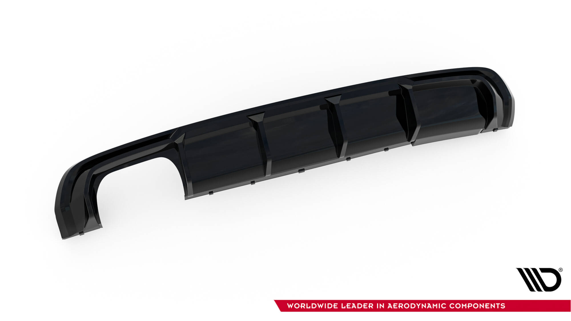 Rear Valance Audi A3 S-Line Sportback 8V (Version with dual exhausts tips on one side) - Image 4