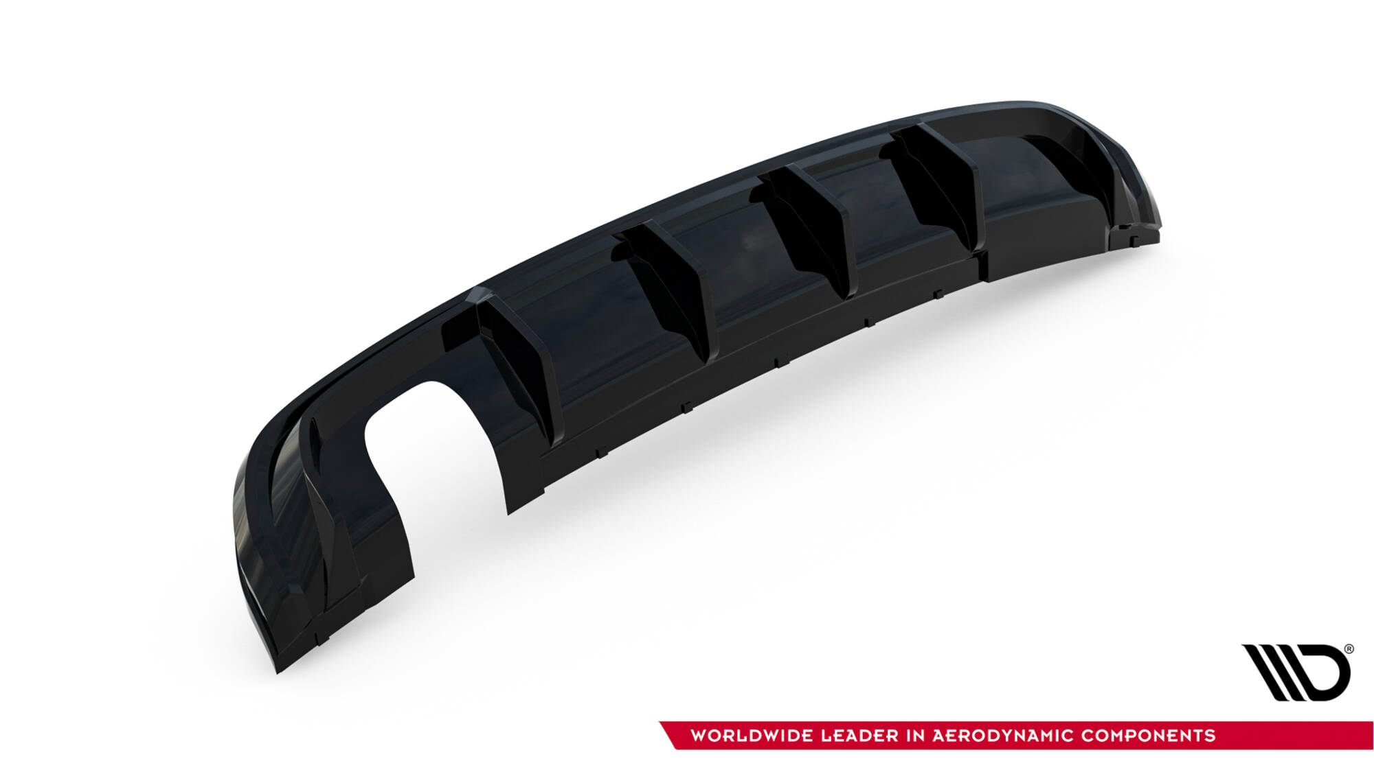 Rear Valance Audi A3 S-Line Sportback 8V (Version with single exhaust tips on one side) - Image 5