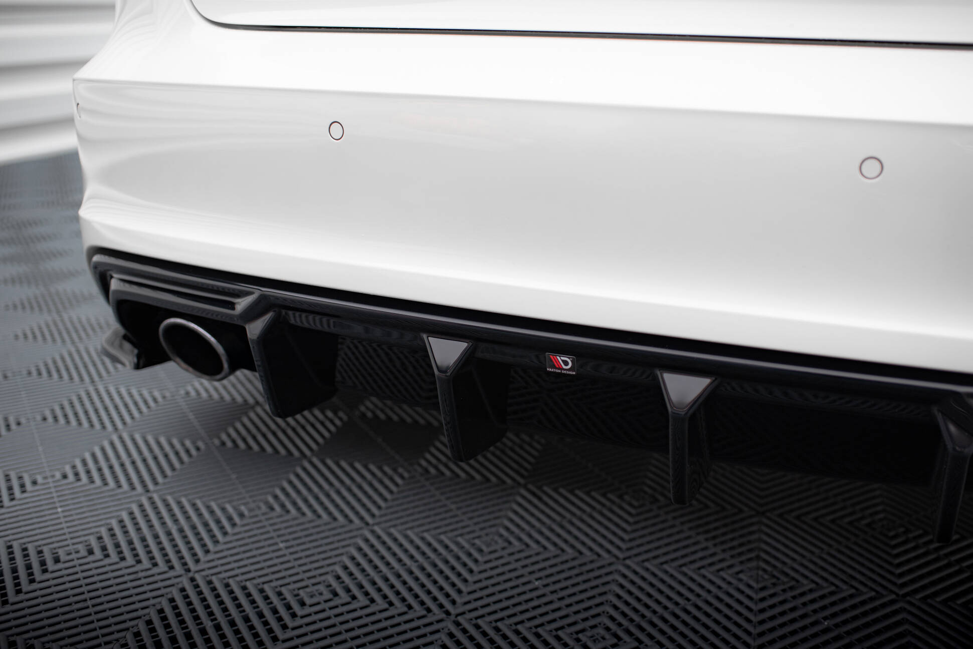 Rear Valance Audi A3 S-Line Sportback 8V (Version with single exhaust tips on one side) - Image 2