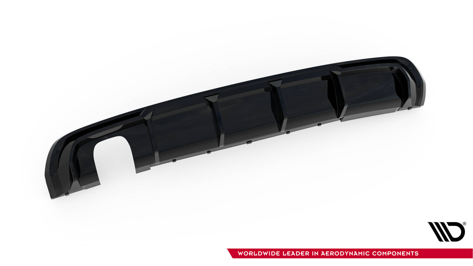 Rear Valance Audi A3 S-Line Sportback 8V (Version with single exhaust tips on one side) - Image 4