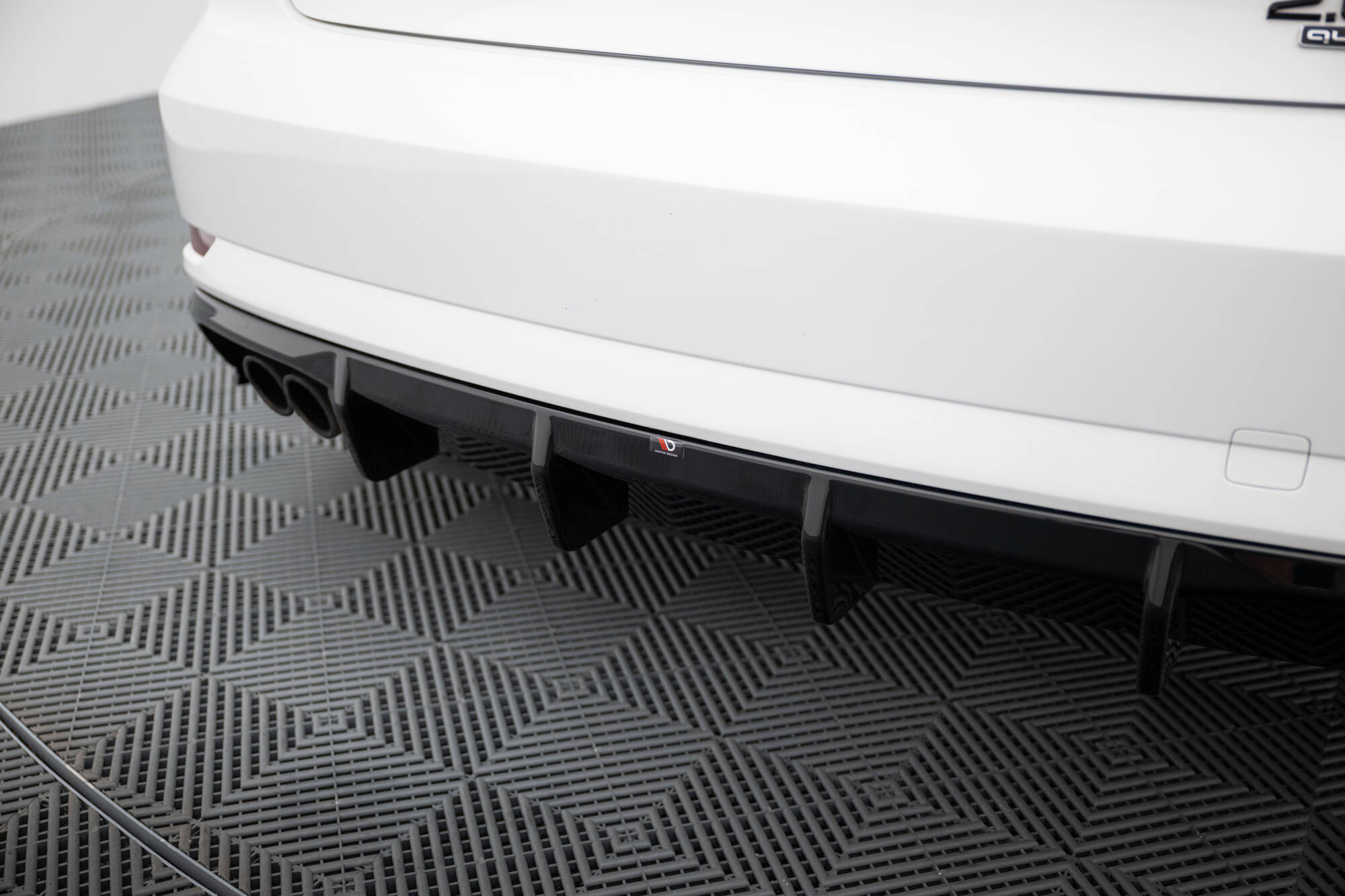 Rear Valance Audi A3 Sedan 8V Facelift (Version with dual exhaust tips on one side) - Image 2