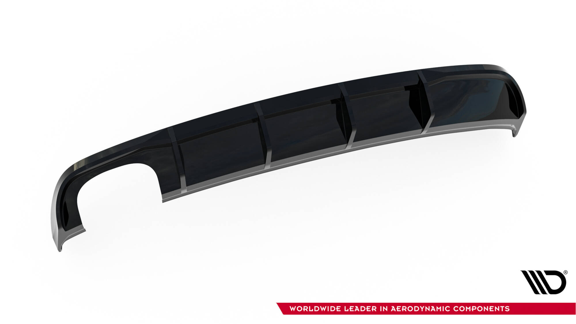 Rear Valance Audi A3 Sedan 8V Facelift (Version with dual exhaust tips on one side) - Image 4
