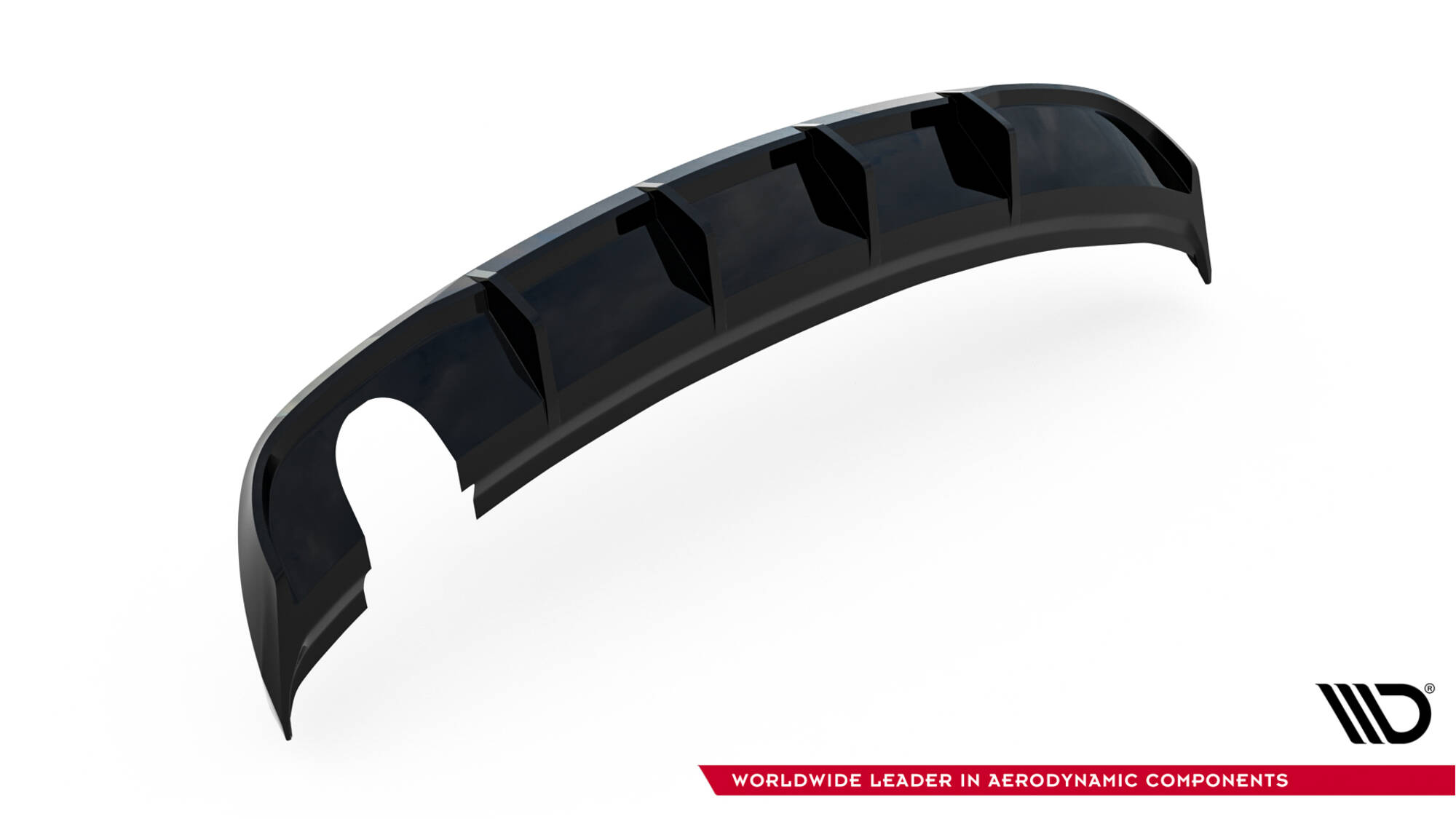 Rear Valance Audi A3 Sedan 8V Facelift (Version with single exhaust tips on one side) - Image 5