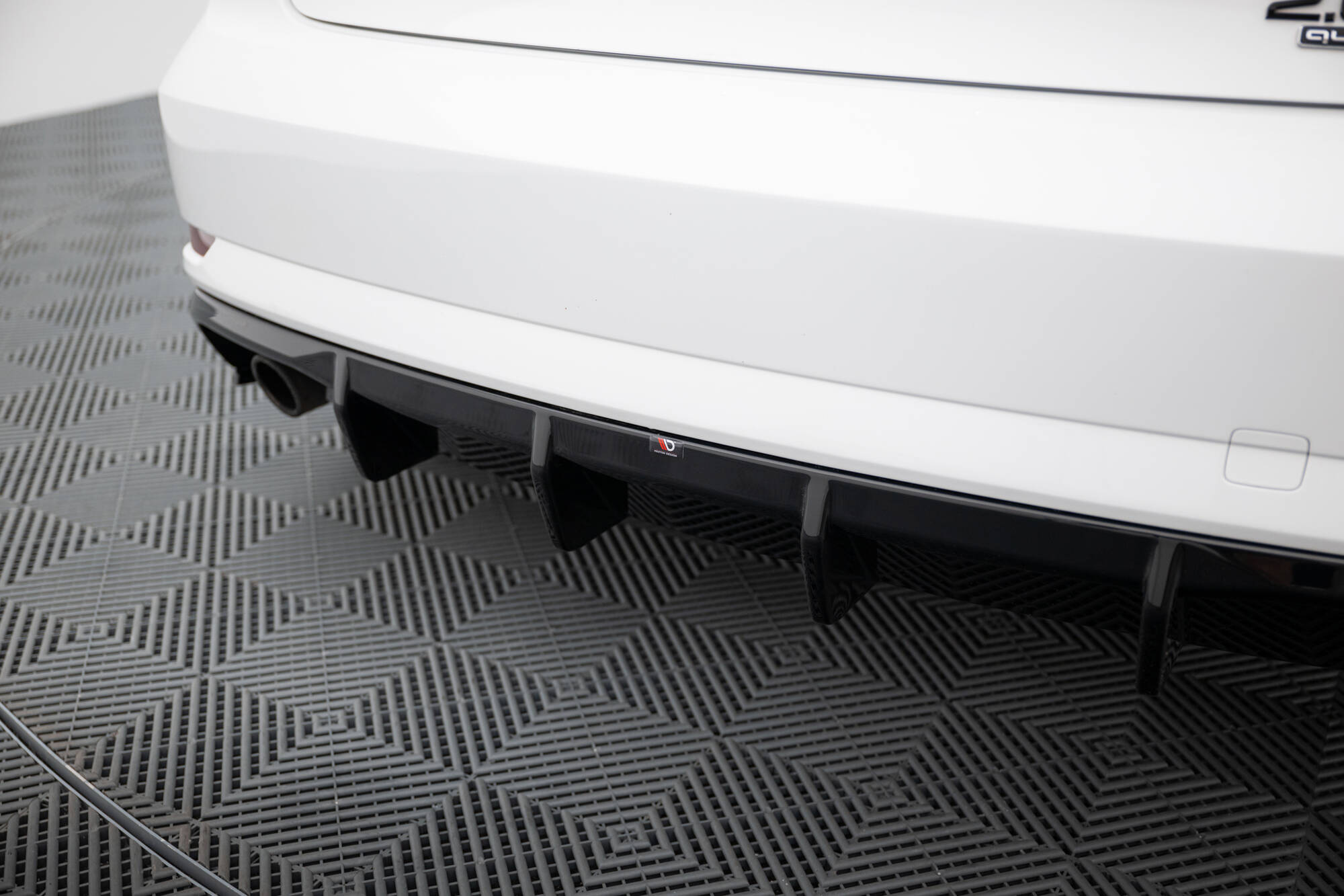 Rear Valance Audi A3 Sedan 8V Facelift (Version with single exhaust tips on one side) - Image 2