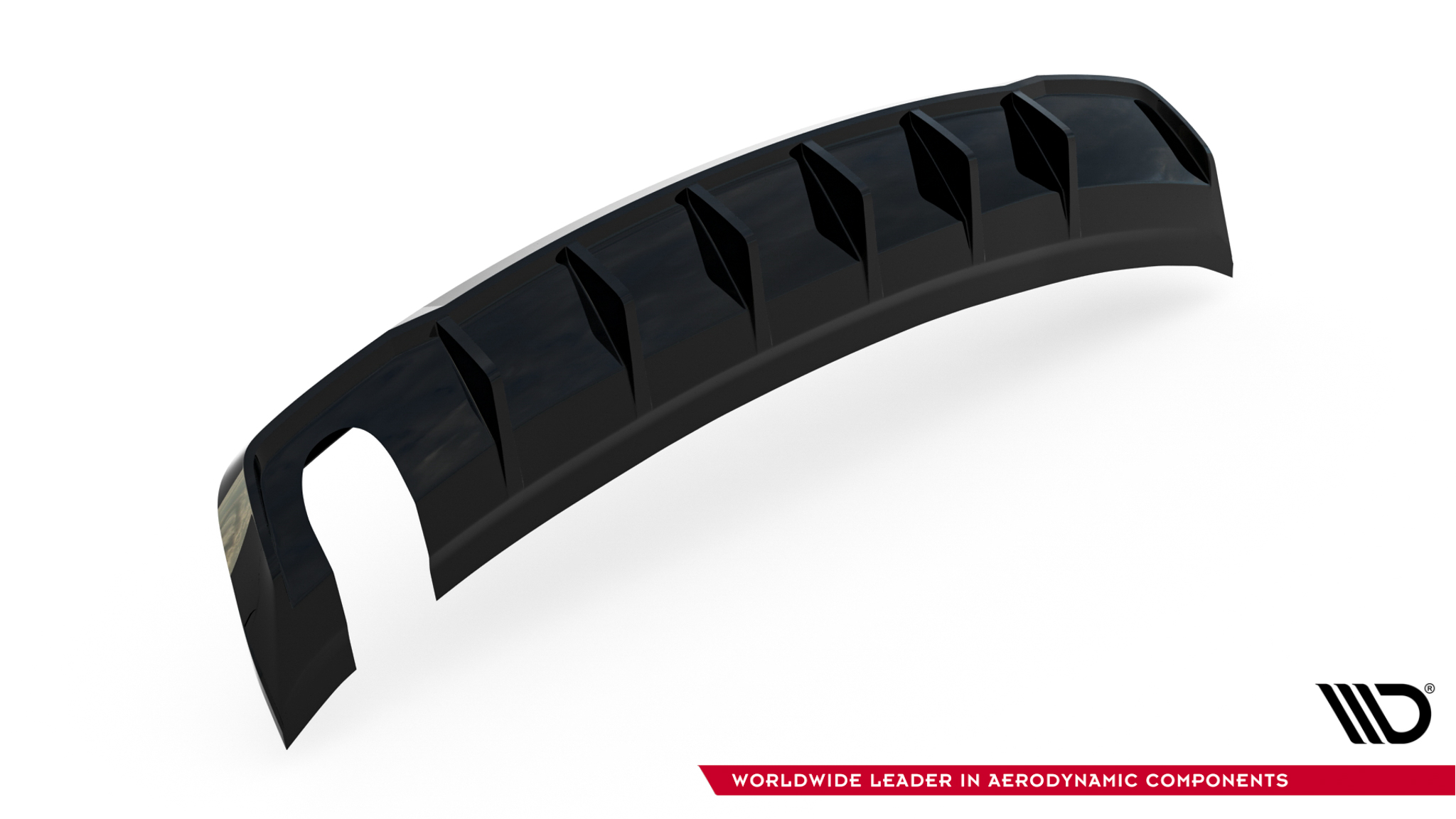 Rear Valance Audi A3 Sedan 8V (Version with single exhaust tips on one side) - Image 6
