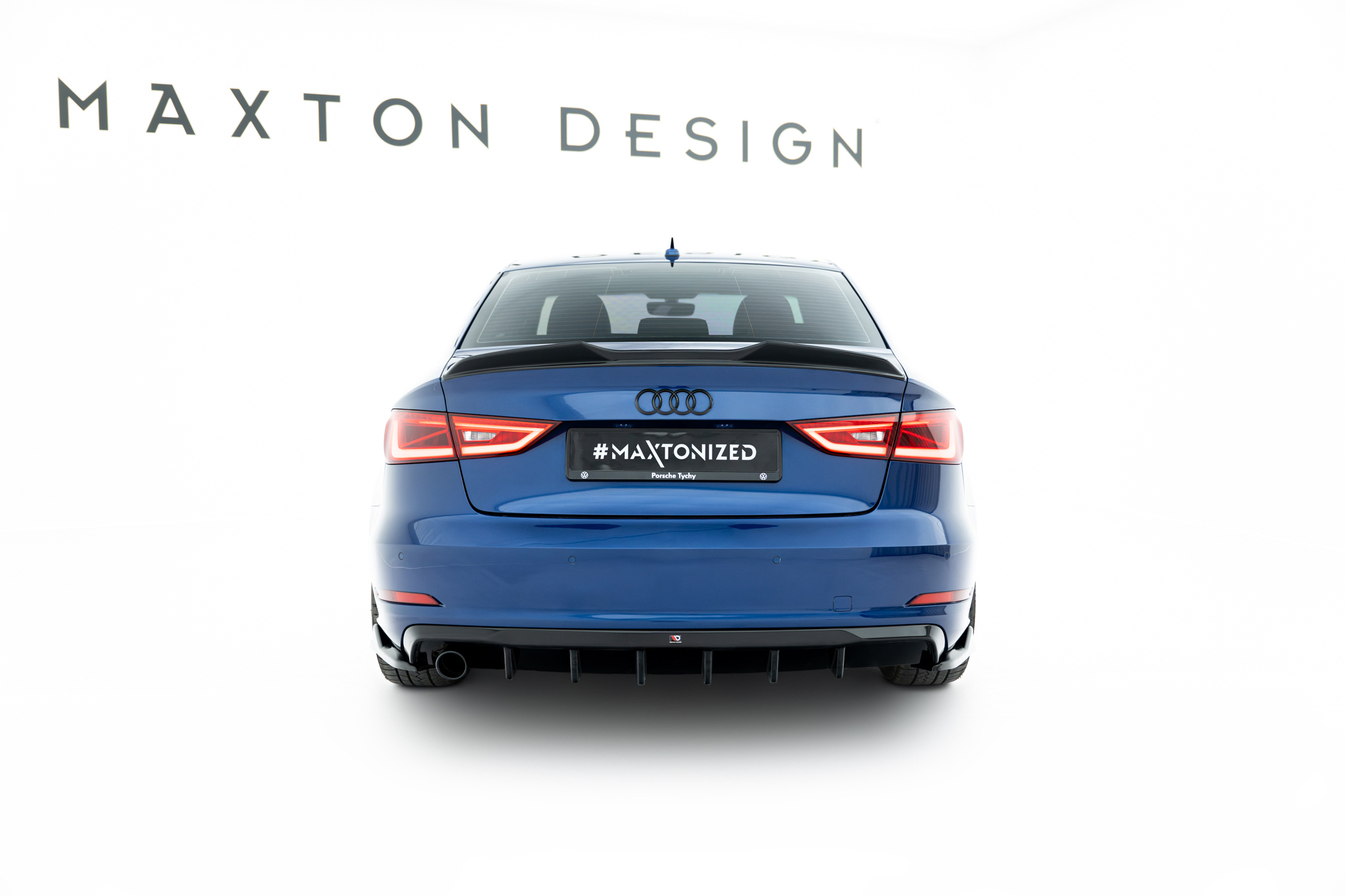 Rear Valance Audi A3 Sedan 8V (Version with single exhaust tips on one side) - Image 3