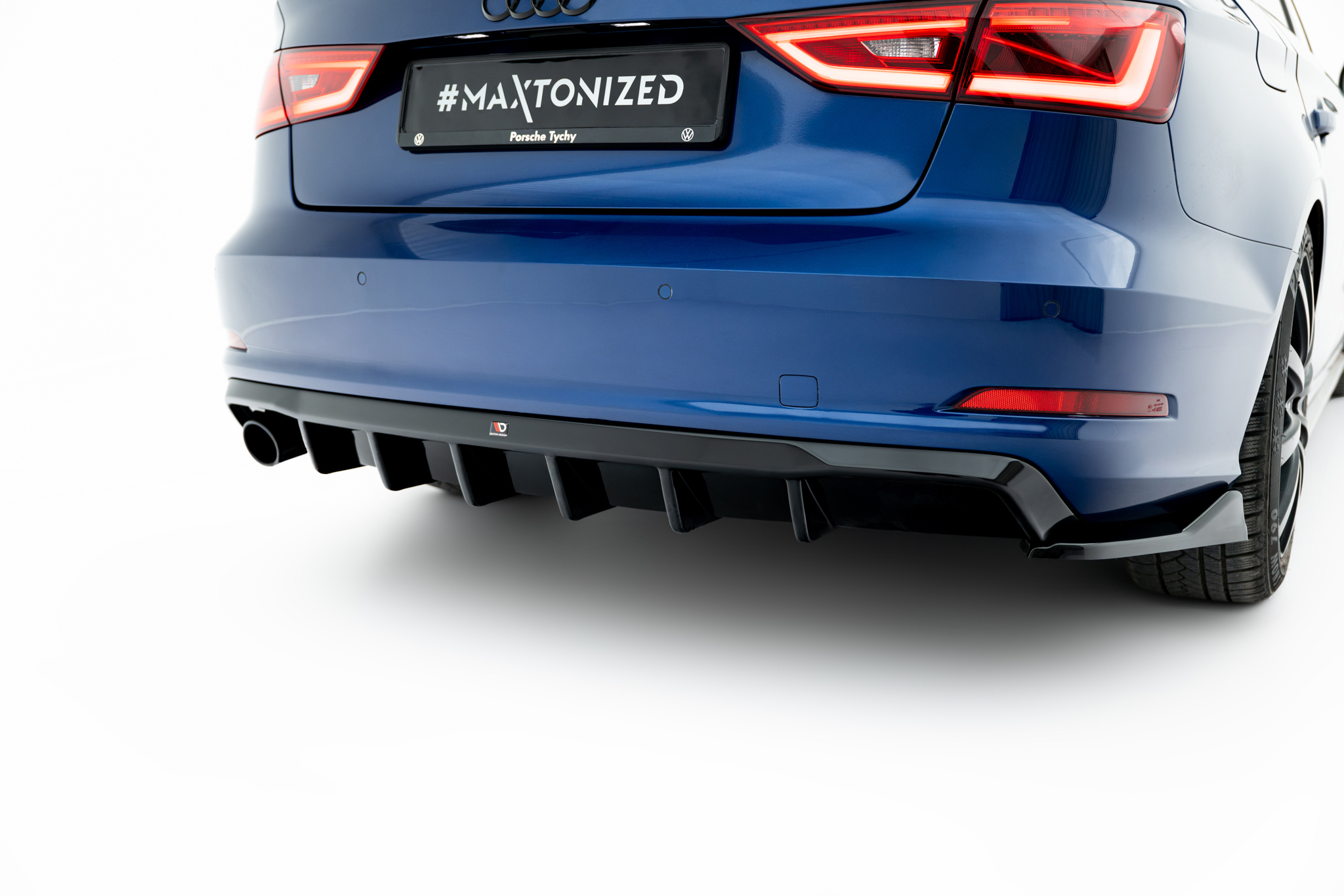 Rear Valance Audi A3 Sedan 8V (Version with single exhaust tips on one side) - Image 2
