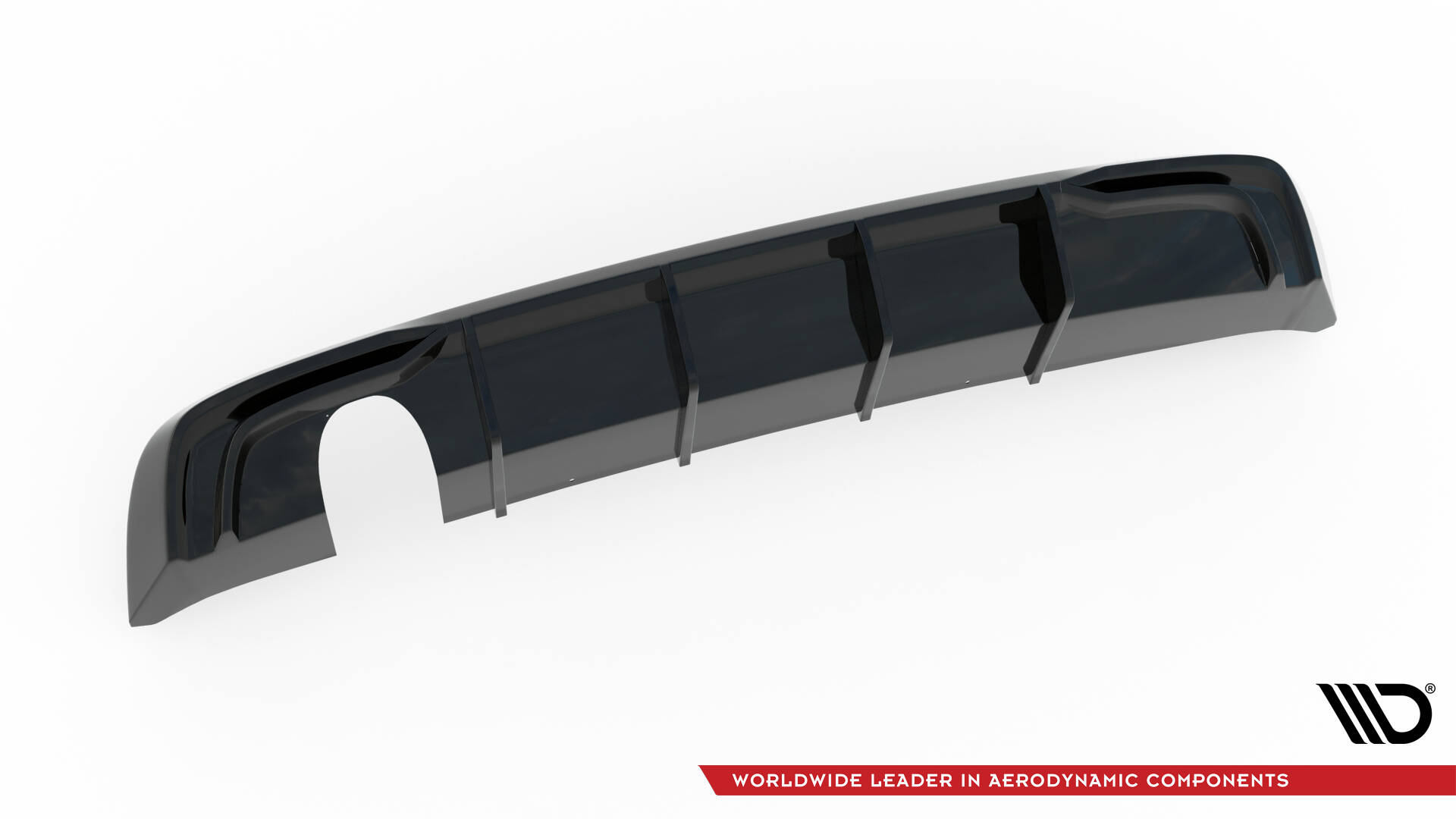 Rear Valance Audi A3 Sportback 8V Facelift (Version with one exhaust tip on single side) - Image 4