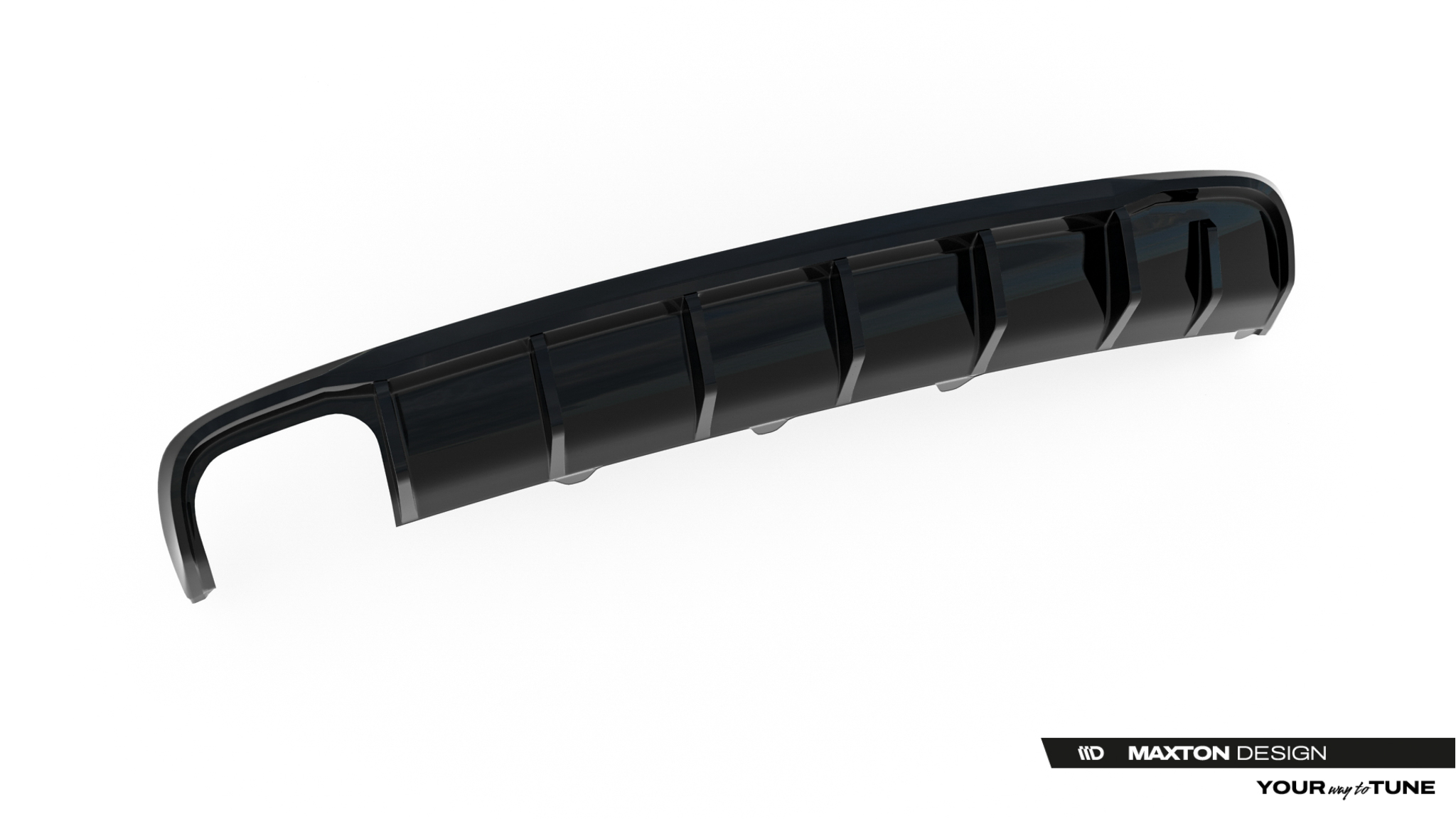 Rear Valance Audi A4 B8 Facelift (Single side dual exhaust version) - Image 5