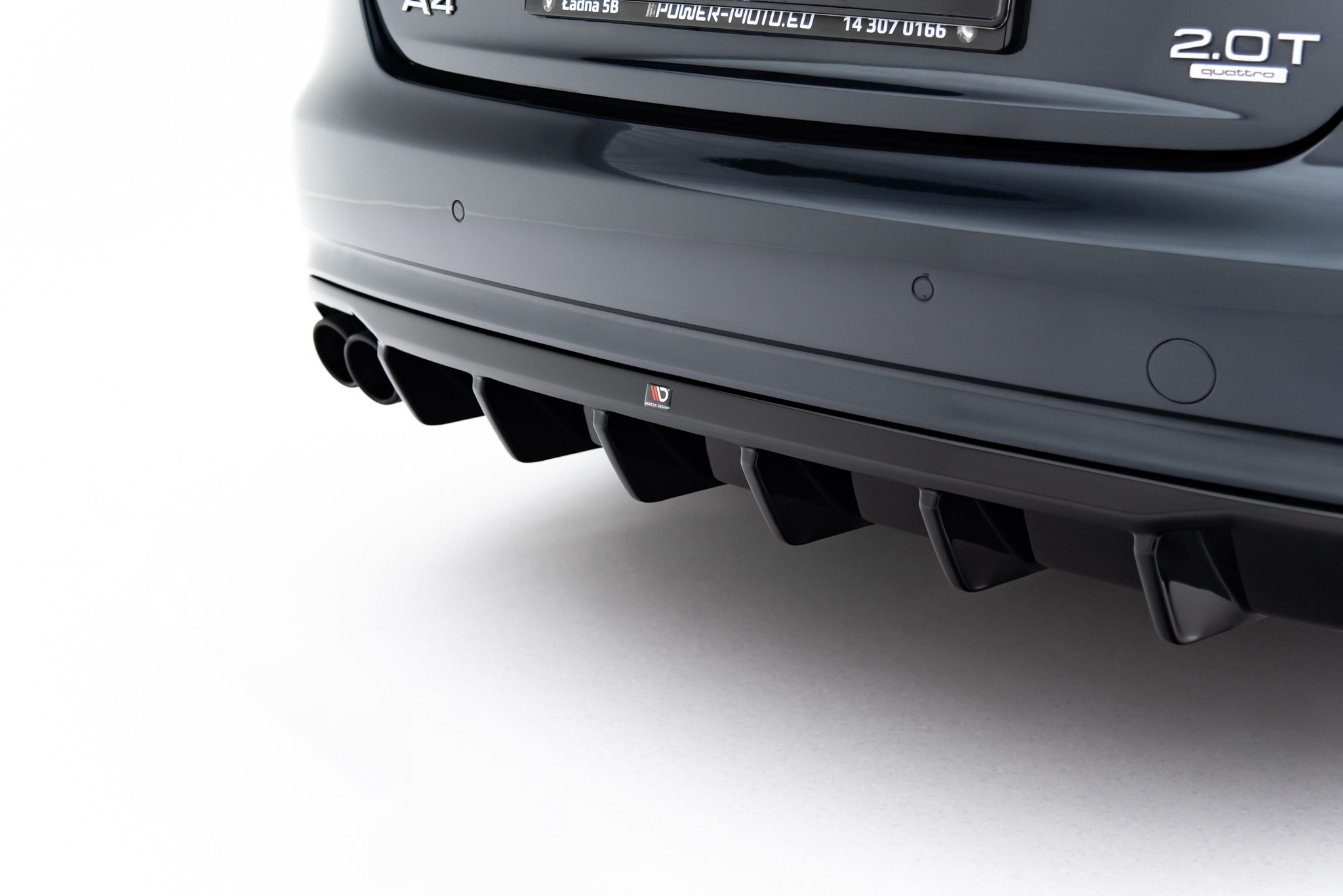 Rear Valance Audi A4 B8 Facelift (Single side dual exhaust version) - Image 3