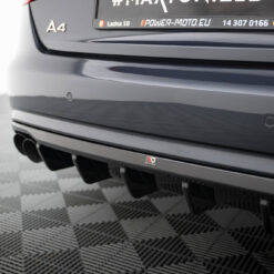 Alternative view of Rear Valance Audi A4 B8 Facelift (Version with dual exhausts on both sides)