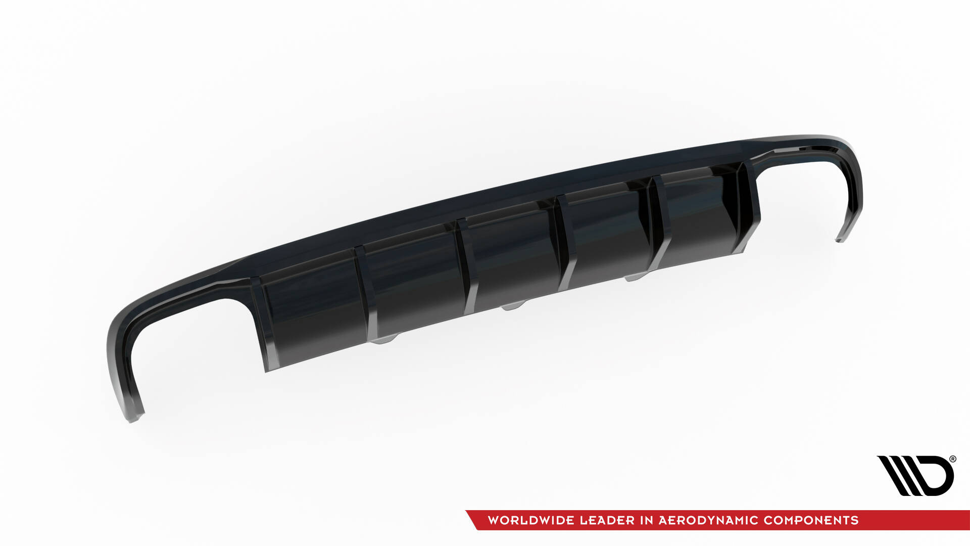 Rear Valance Audi A4 B8 Facelift (Version with dual exhausts on both sides) - Image 5